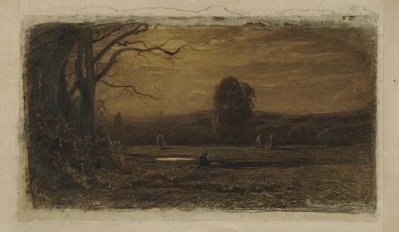 Studio per Novembre, 1864 c - Galleria Civica d’Arte Moderna e Contemporanea, Torino